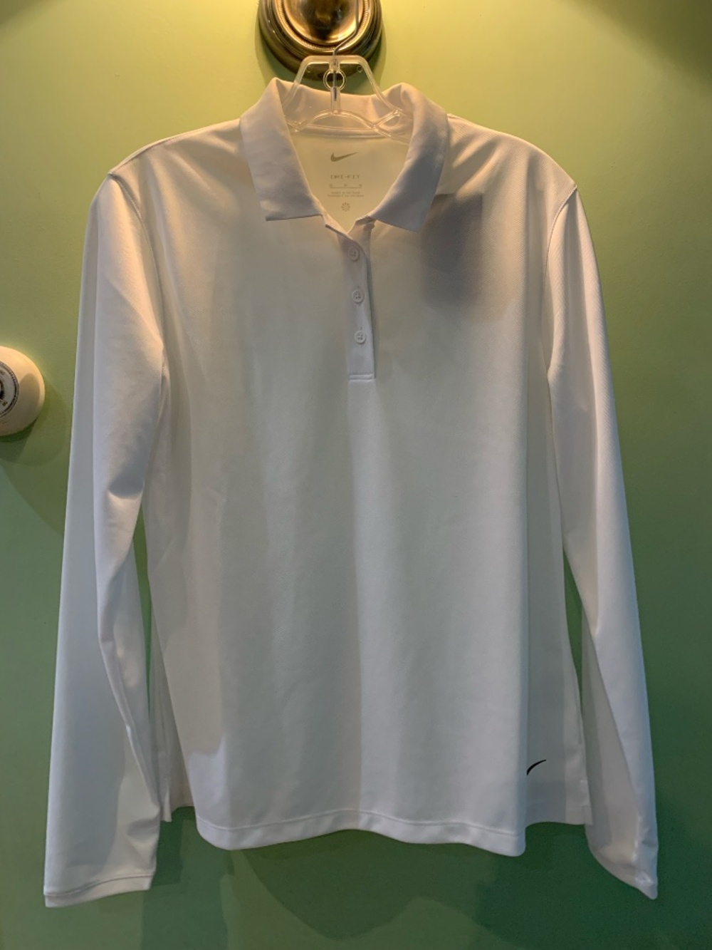 Nike Golf/Athletic/Athleisure L/S Polo, NWT!